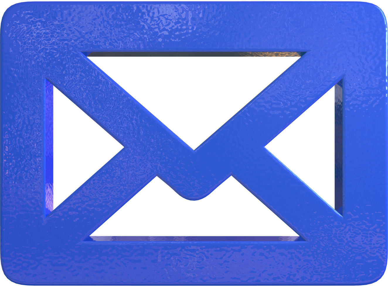 envelope, ícone de renderização 3d de mensagem png