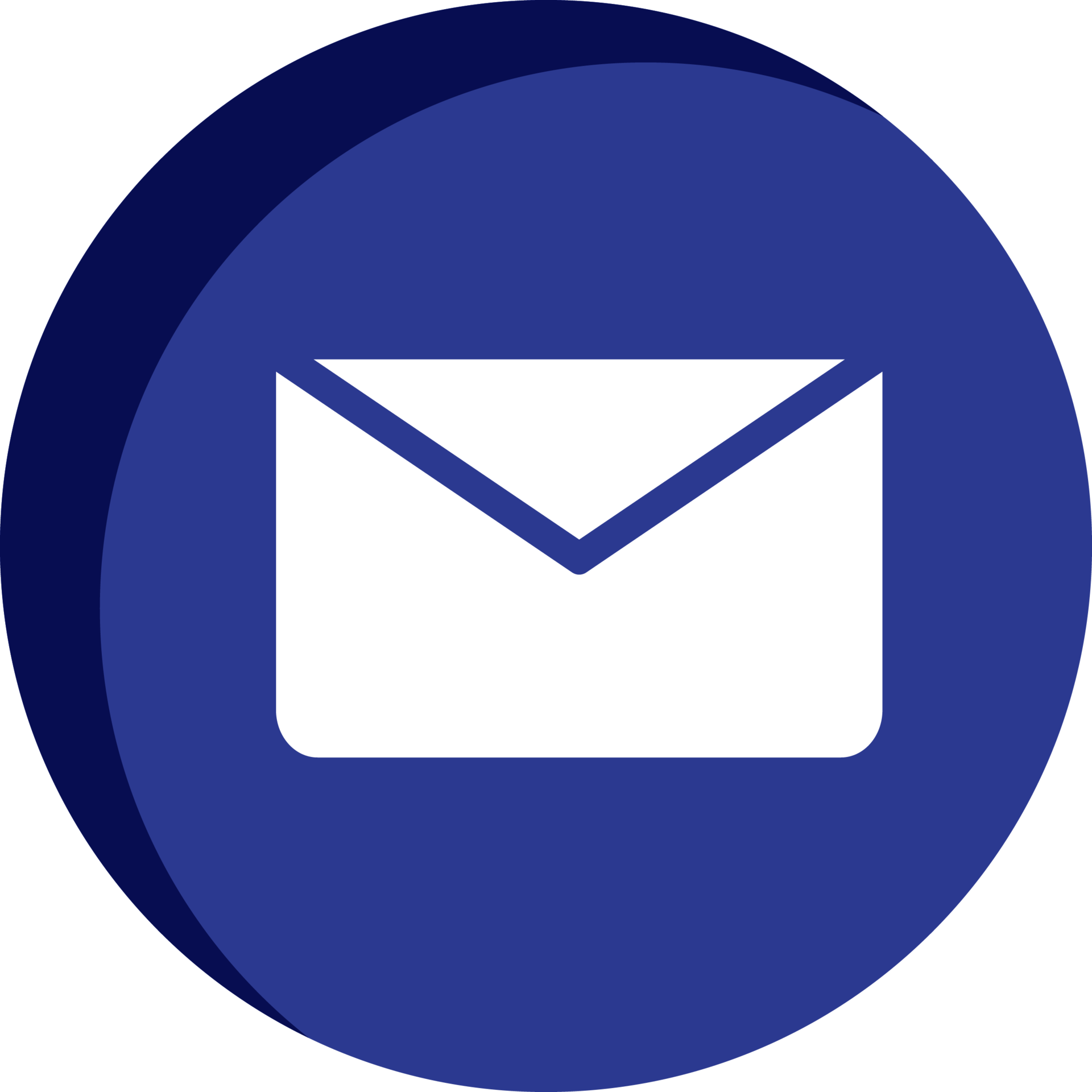 icono de correo azul 12909518 PNG