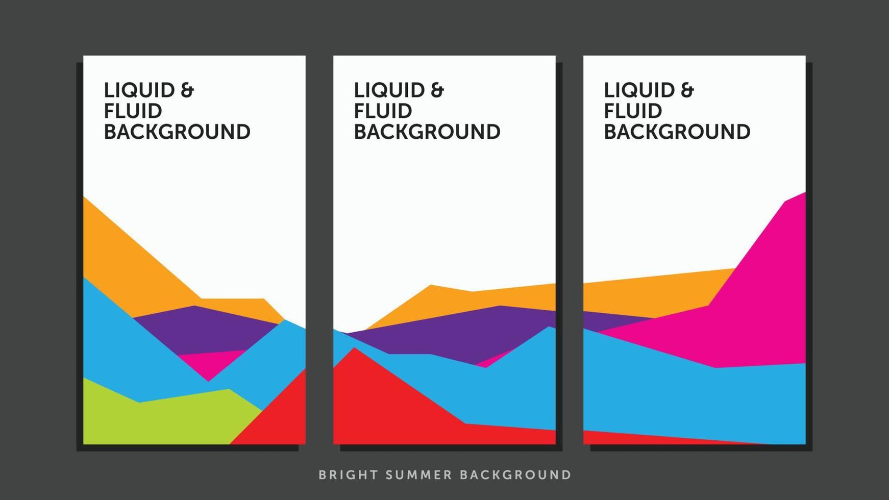 Abstract bright color summer background for poster vector