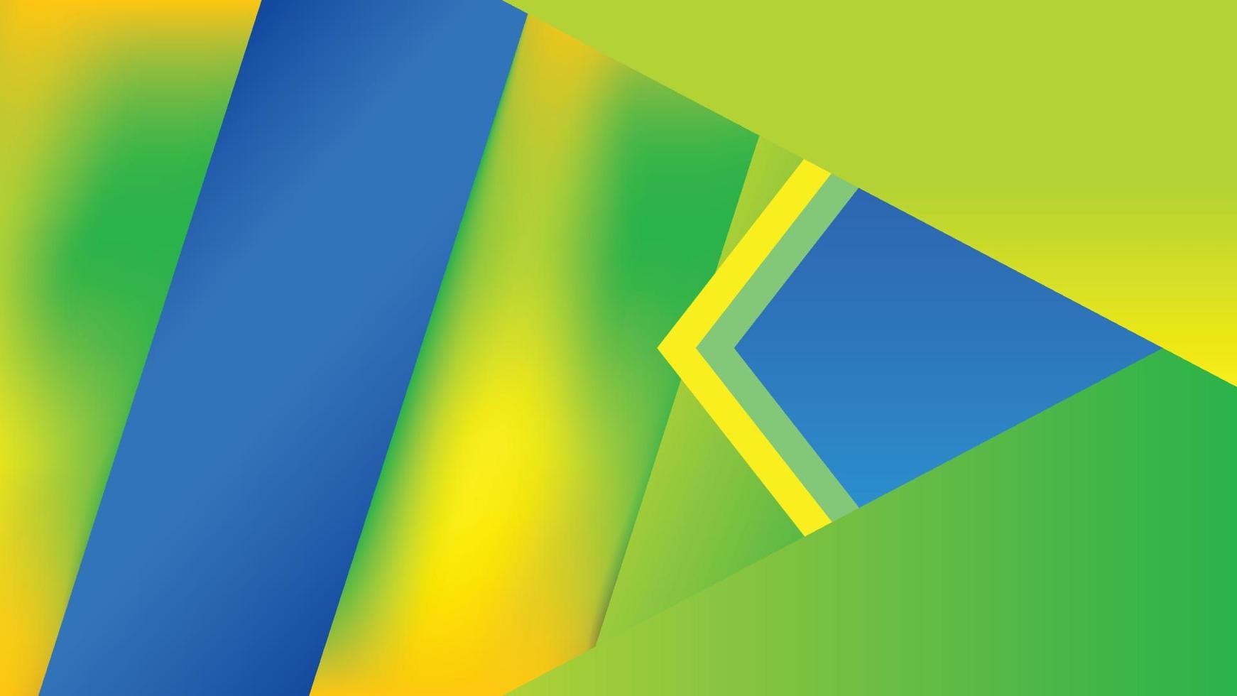 Modern abstract blue and green background vector