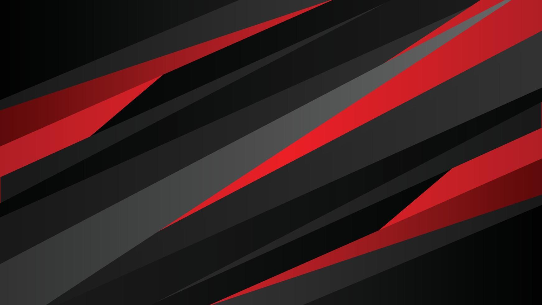 fondo moderno de banner abstracto con formas rojas y negras vector