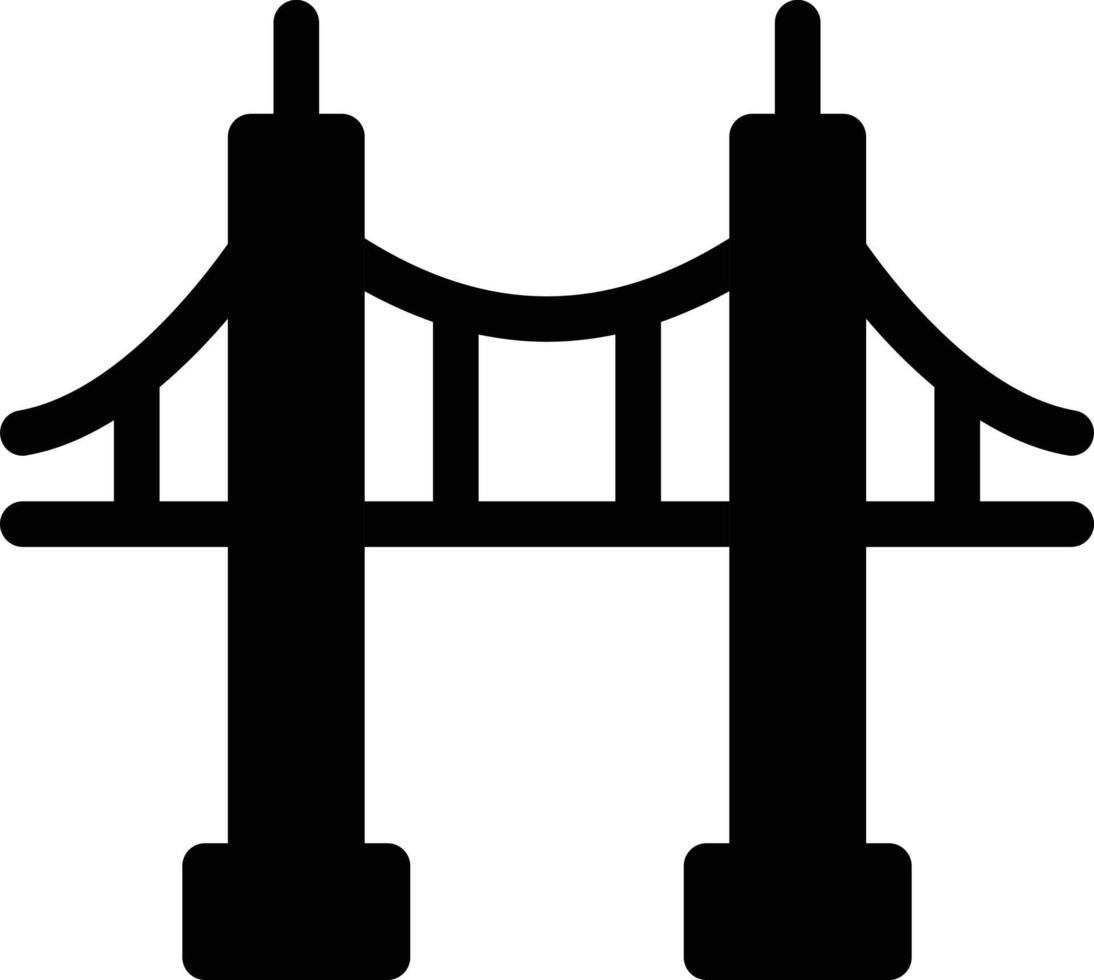 bridge vector illustration on a background.Premium quality symbols.vector icons for concept and graphic design.