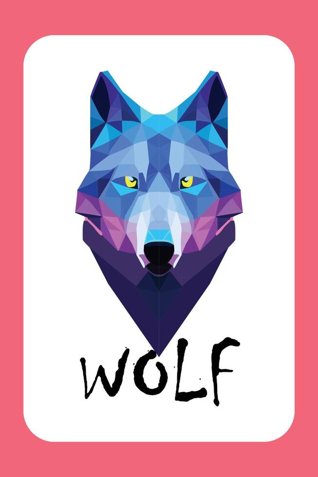 blue wolf art beatu indonesia art 12910253 Vector Art at Vecteezy
