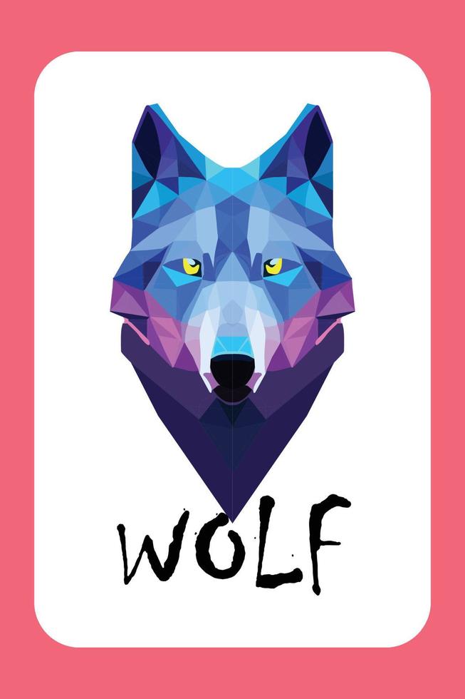 blue wolf art beatu indonesia art vector