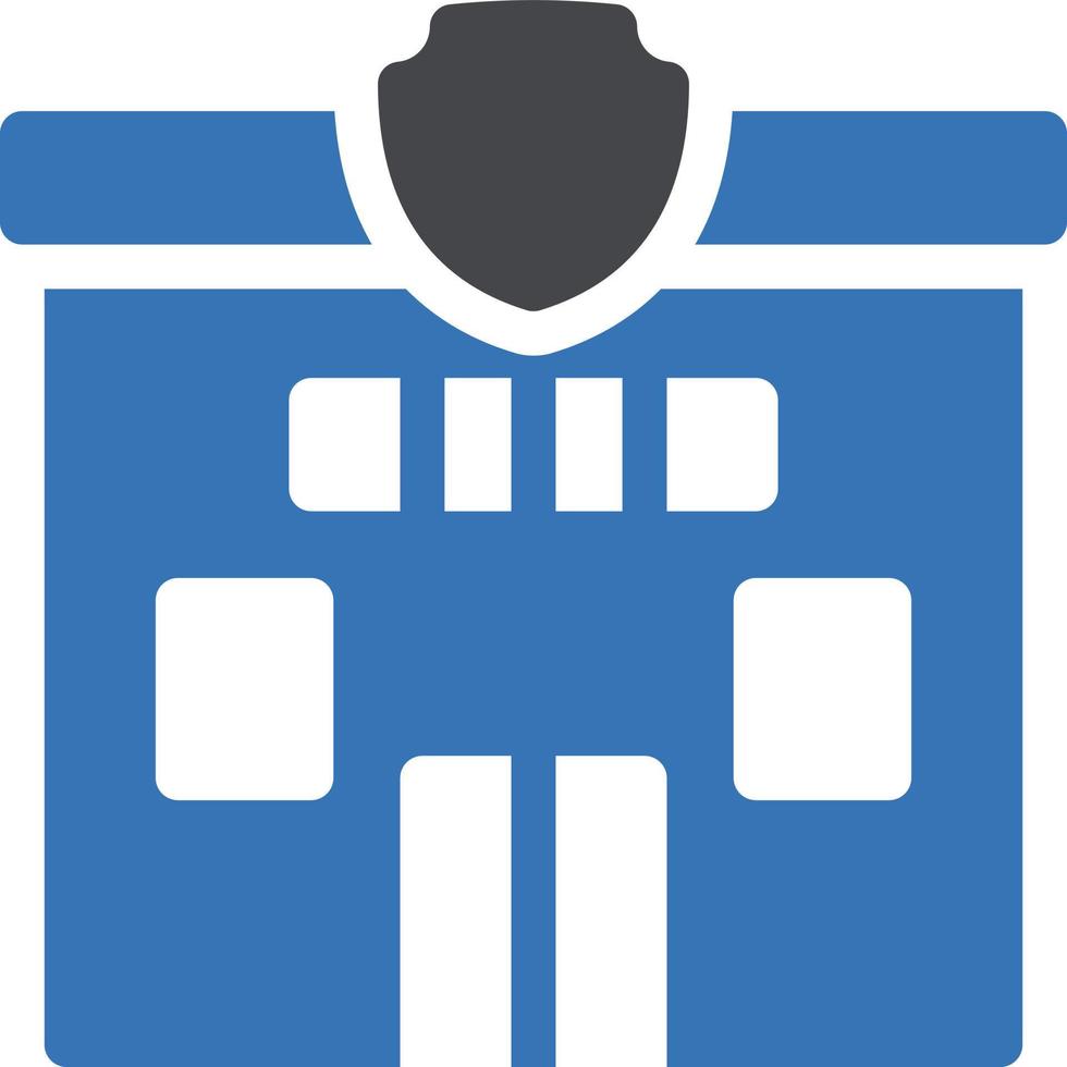 police station vector illustration on a background.Premium quality symbols.vector icons for concept and graphic design.