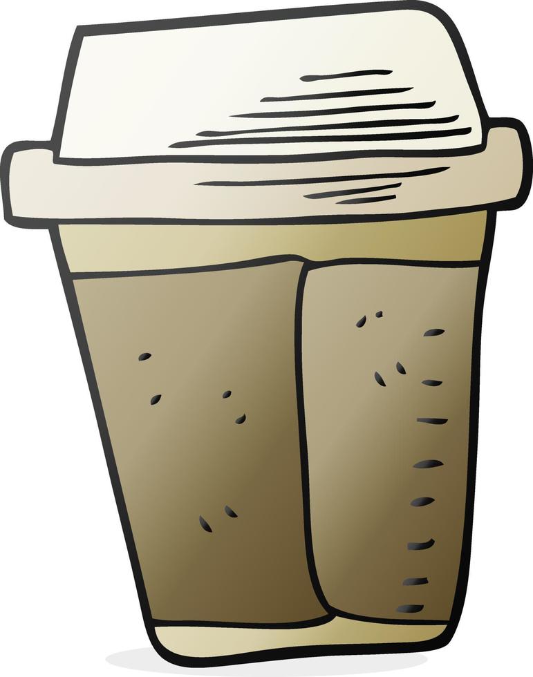 doodle character cartoon coffee vector