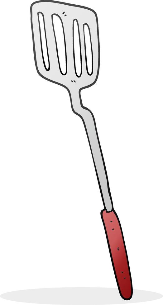 doodle character cartoon spatula 12910990 Vector Art at Vecteezy