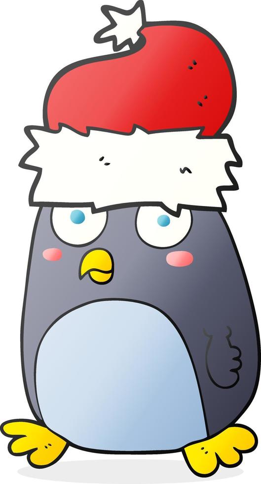 doodle character cartoon penguin vector