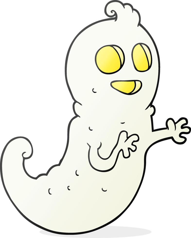 doodle character cartoon ghost vector
