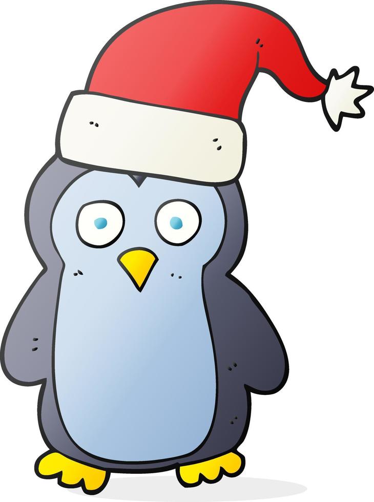 doodle character cartoon penguin vector