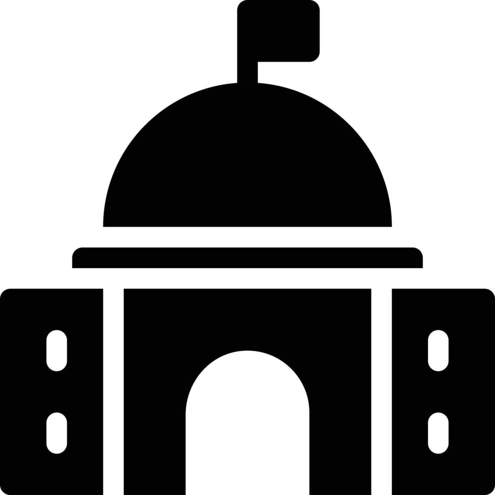 ilustración de vector de capitolio en un fondo. símbolos de calidad premium. iconos vectoriales para concepto y diseño gráfico.