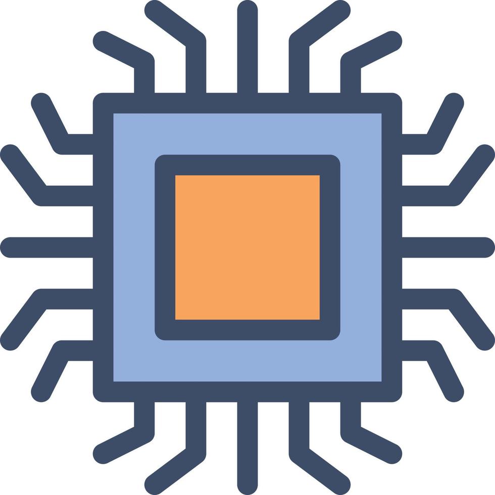 microchip chip vector illustration on a background.Premium quality symbols.vector icons for concept and graphic design.