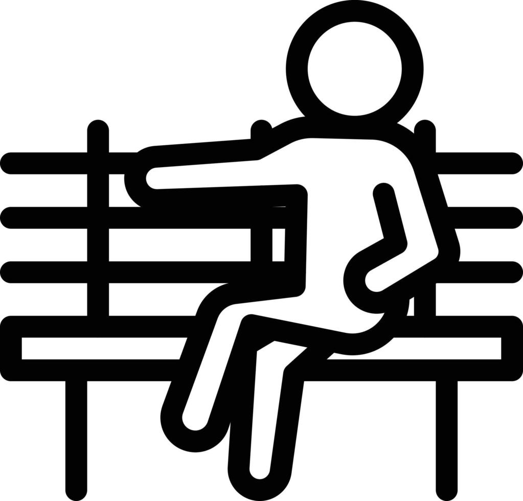 park bench vector illustration on a background.Premium quality symbols.vector icons for concept and graphic design.
