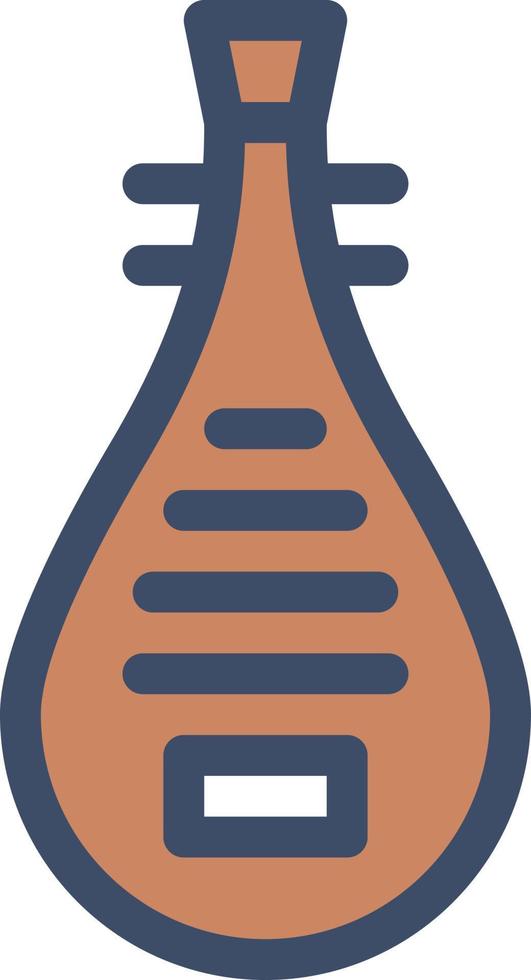 sitar vector illustration on a background.Premium quality symbols.vector icons for concept and graphic design.