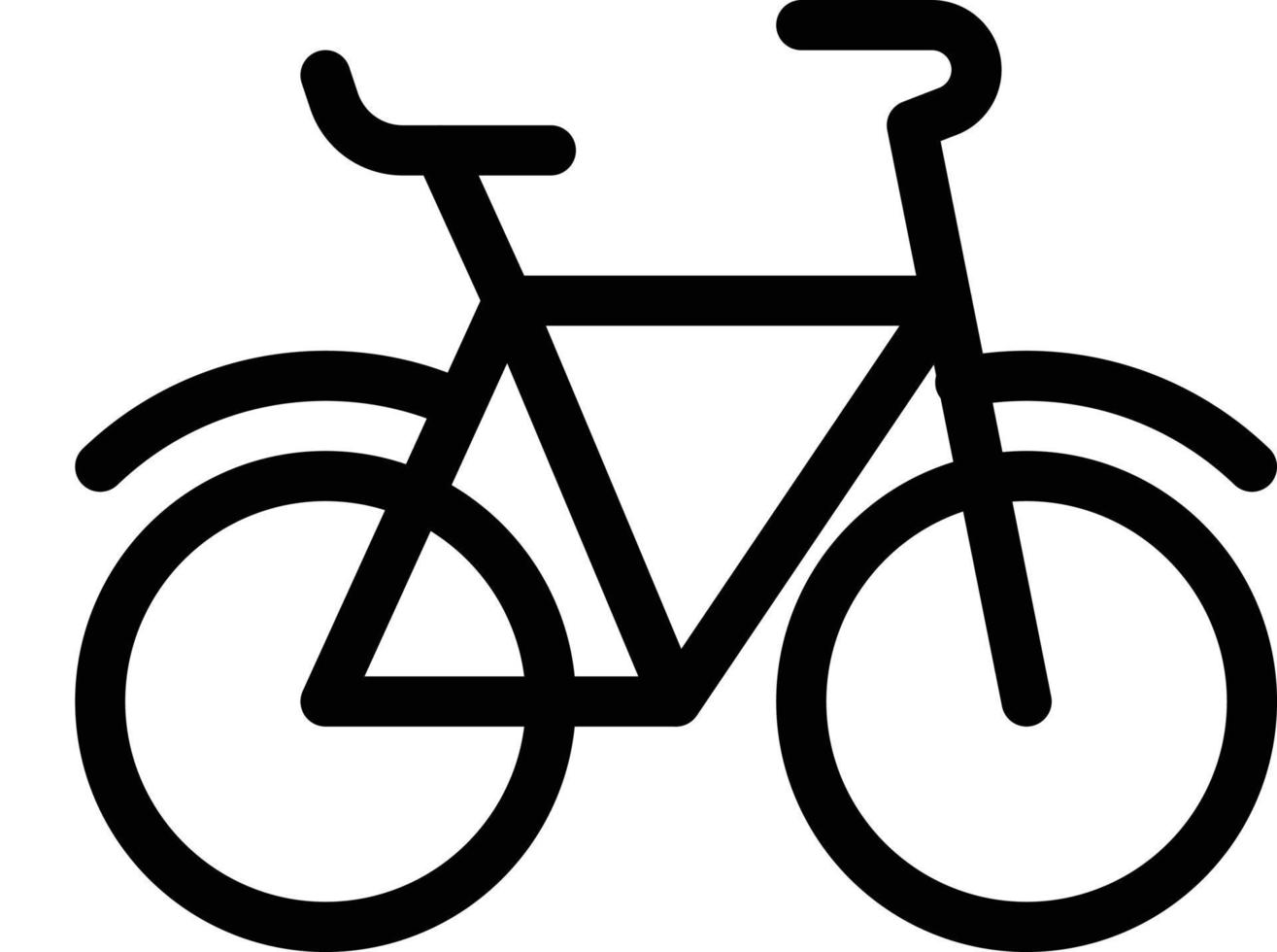 ilustración de vector de bicicleta en un fondo. símbolos de calidad premium. iconos vectoriales para concepto y diseño gráfico.