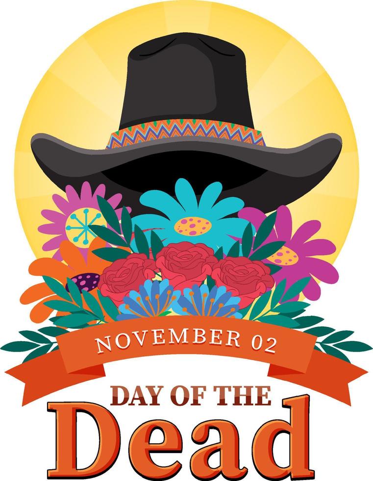 Day of the Dead banner design vector