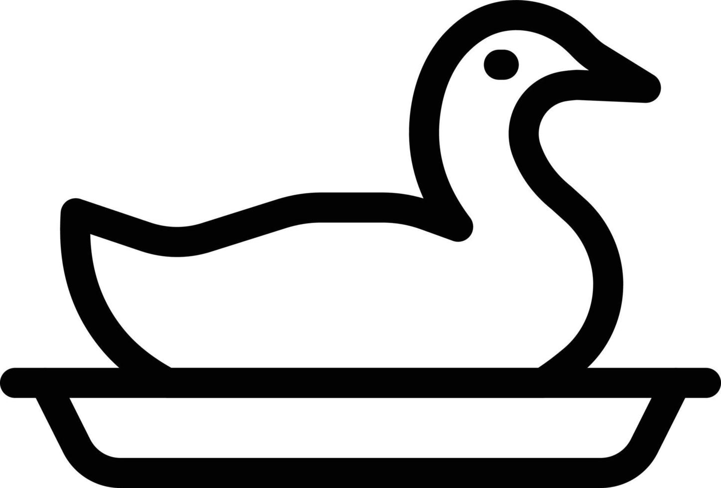 duck vector illustration on a background.Premium quality symbols.vector icons for concept and graphic design.