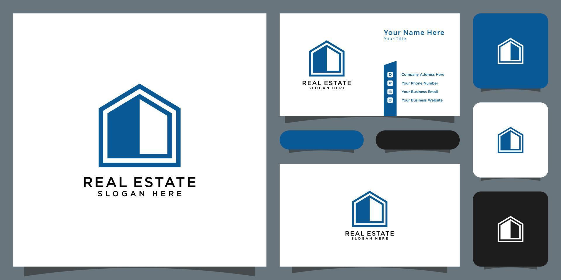 home logo vector design concept