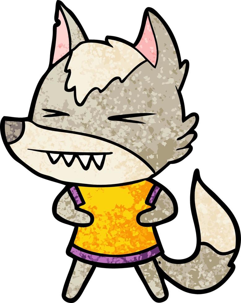Cartoon fox character vector