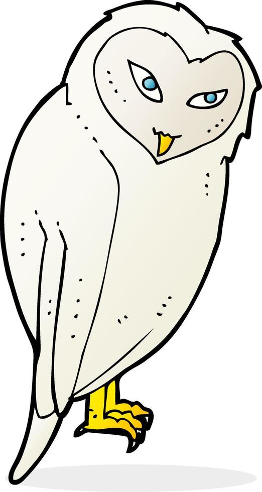 doodle character cartoon owl vector