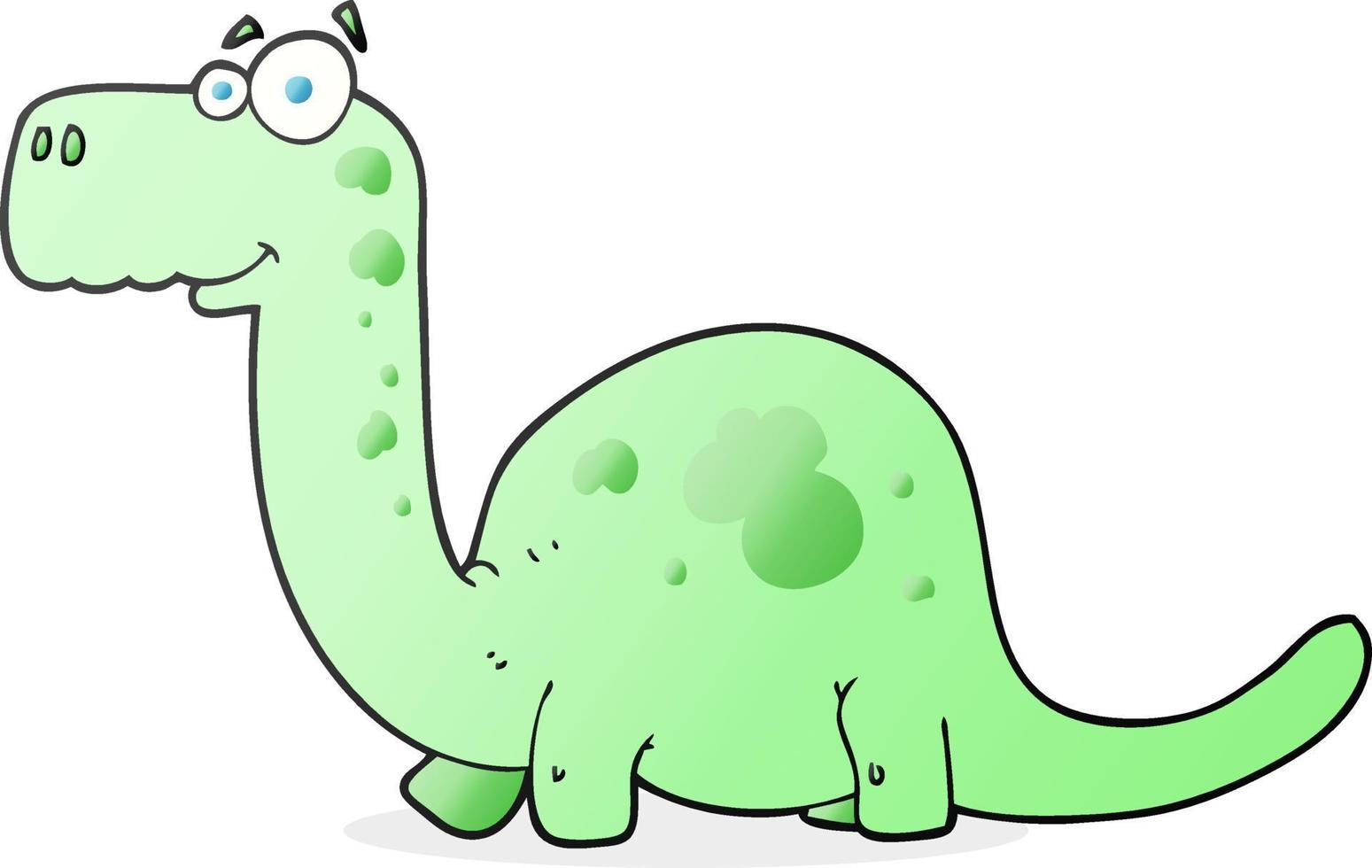 doodle character cartoon dinosaur vector