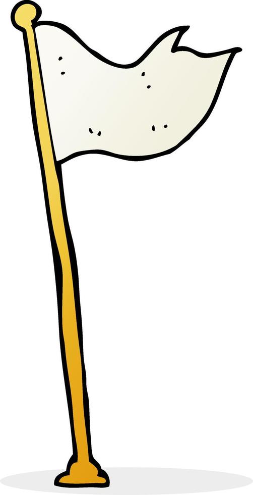 doodle cartoon flag vector