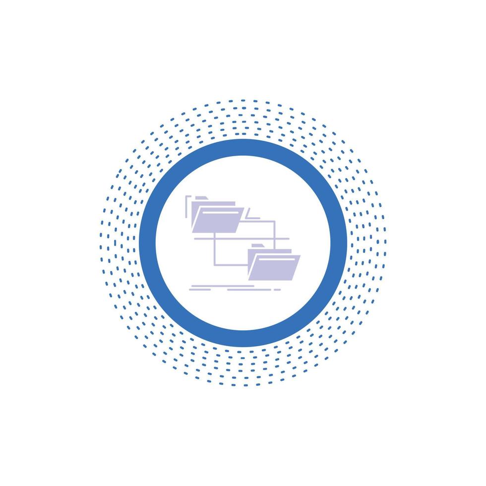 folder. file. management. move. copy Glyph Icon. Vector isolated illustration