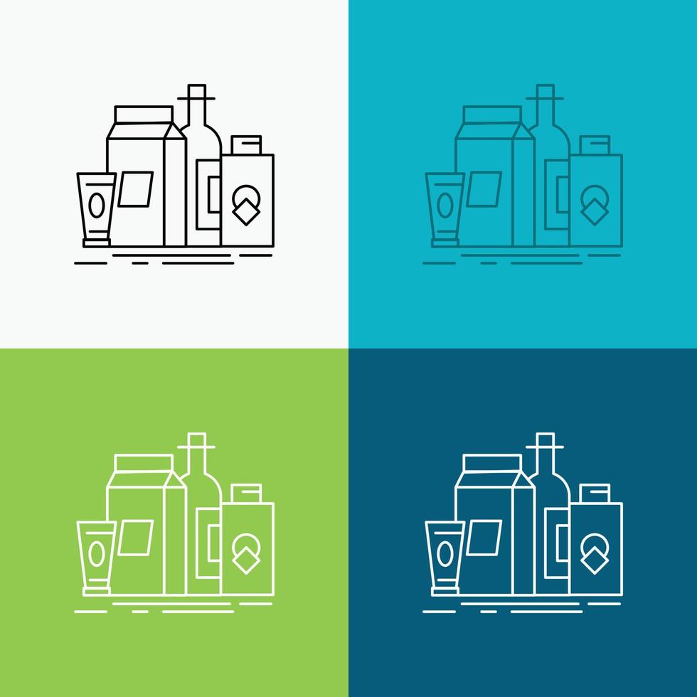 packaging. Branding. marketing. product. bottle Icon Over Various Background. Line style design. designed for web and app. Eps 10 vector illustration