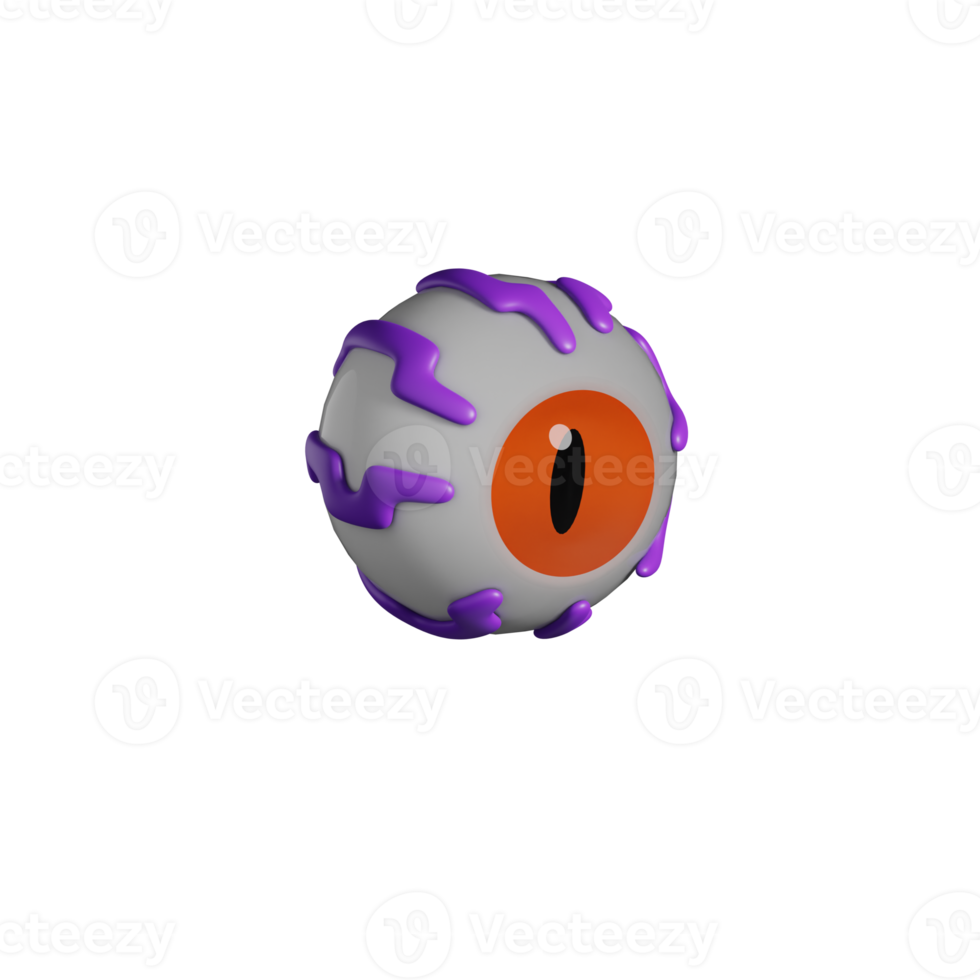 3d Halloween Eye png