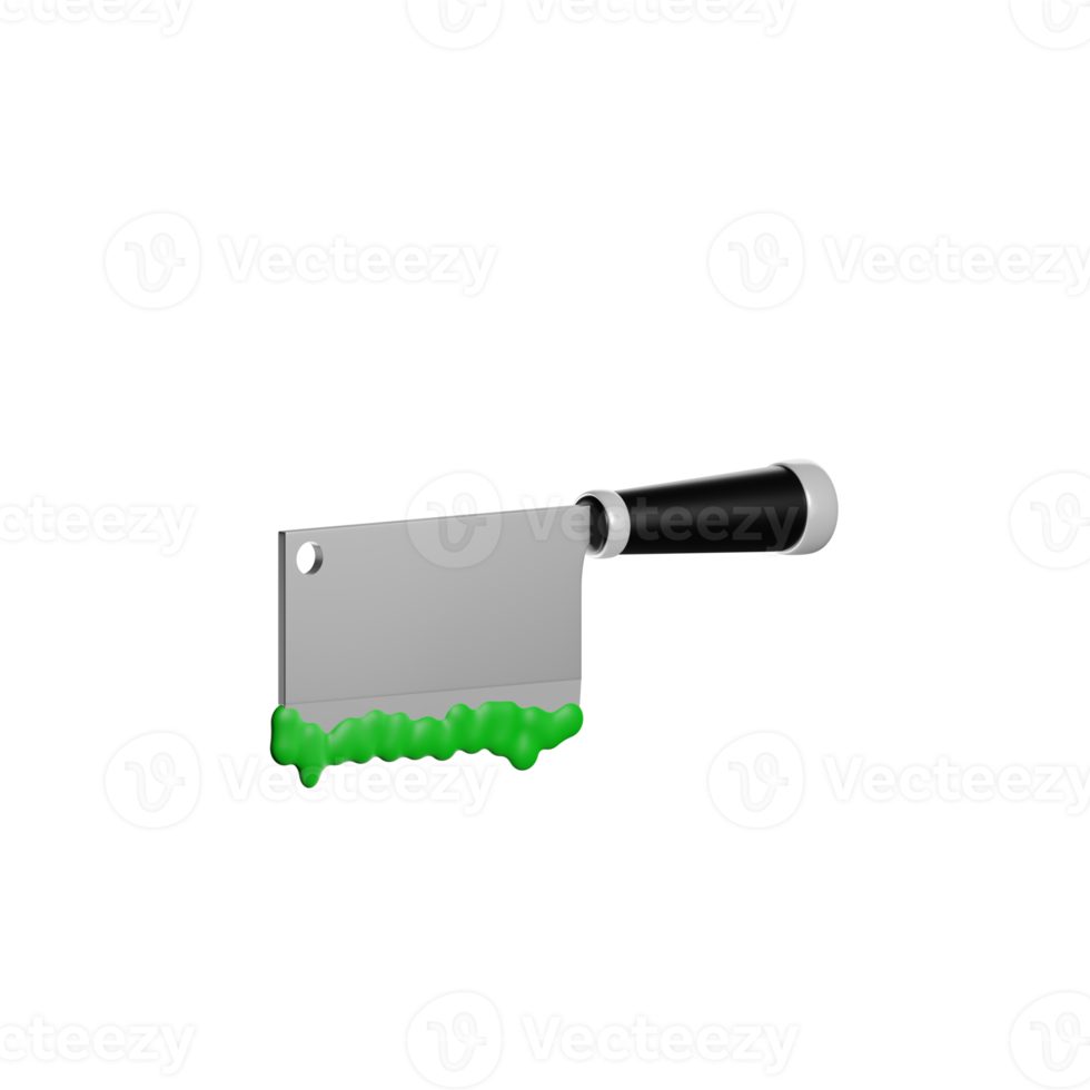 3d Halloween Knife png