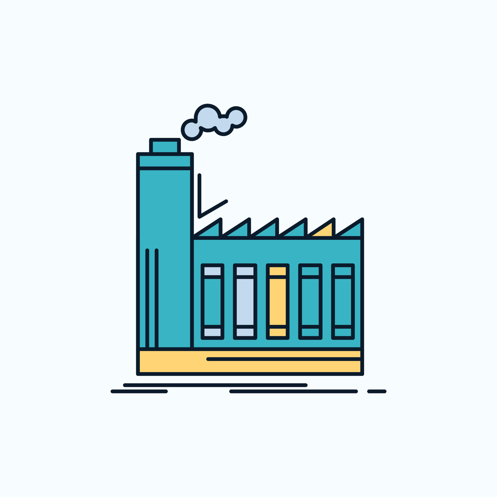 Factory Production Icon