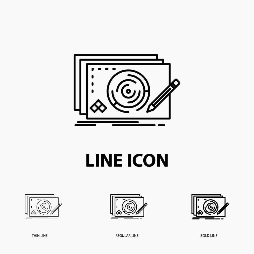 Level. design. new. complete. game Icon in Thin. Regular and Bold Line Style. Vector illustration