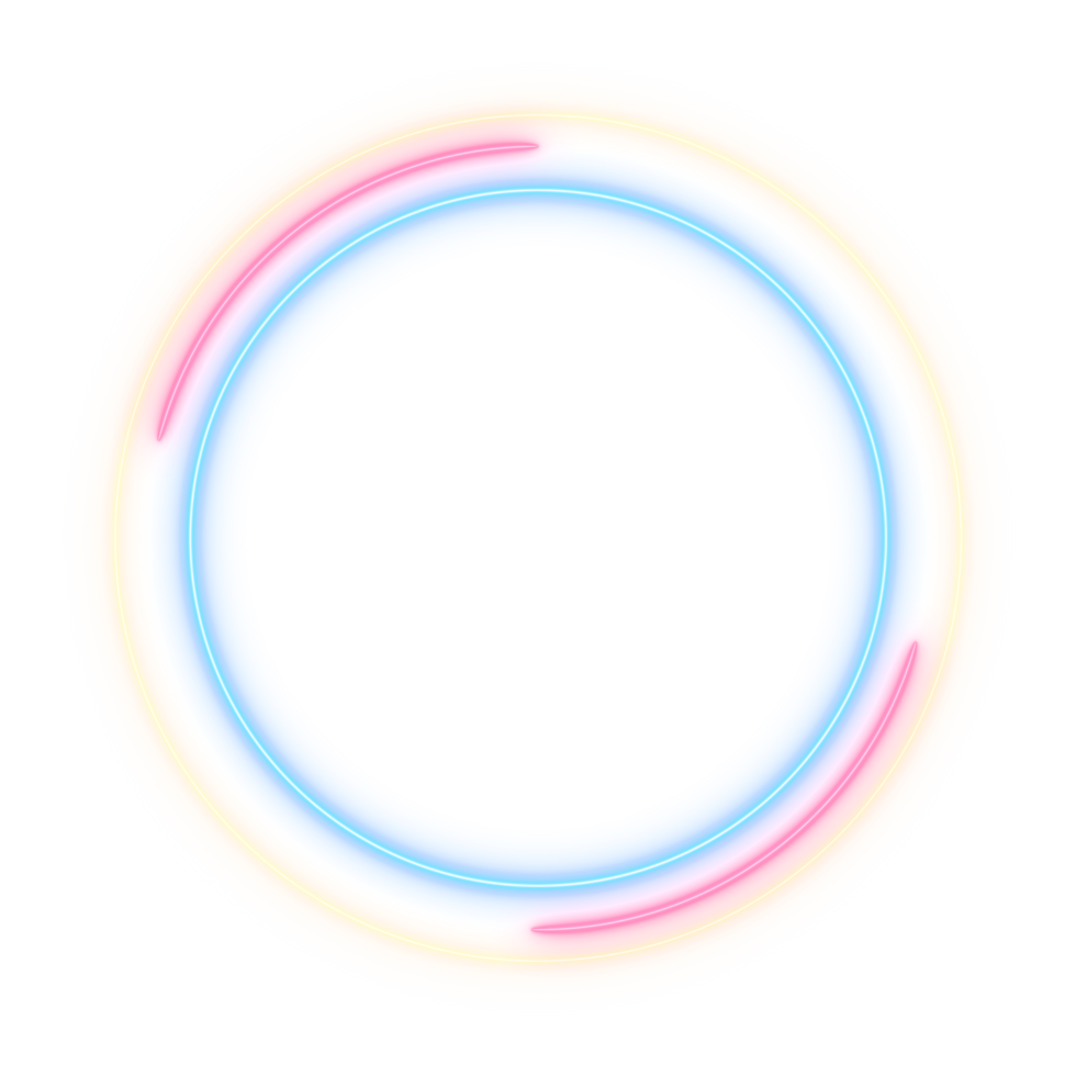 Éléments de forme néon des années 80 png