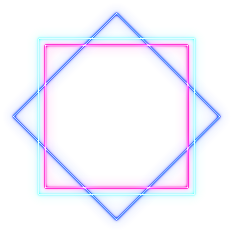 80s neon vorm elementen png