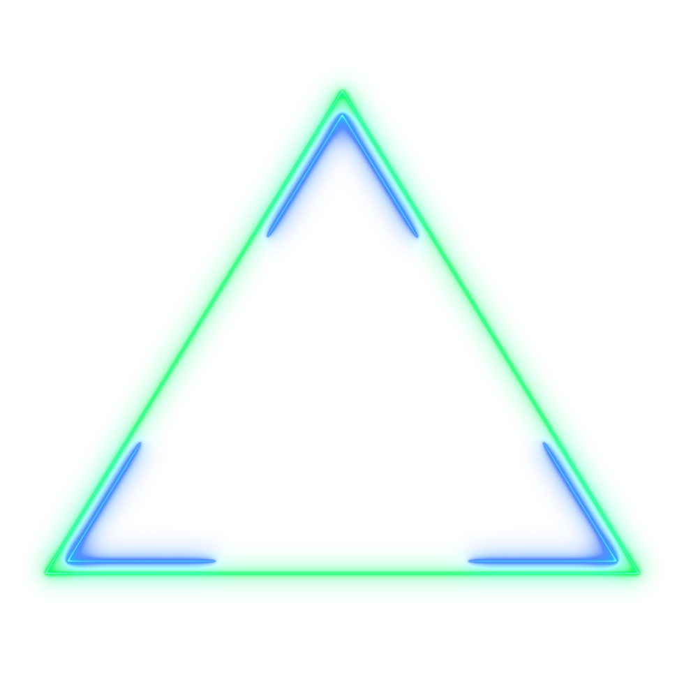 80s Neon shape elements png