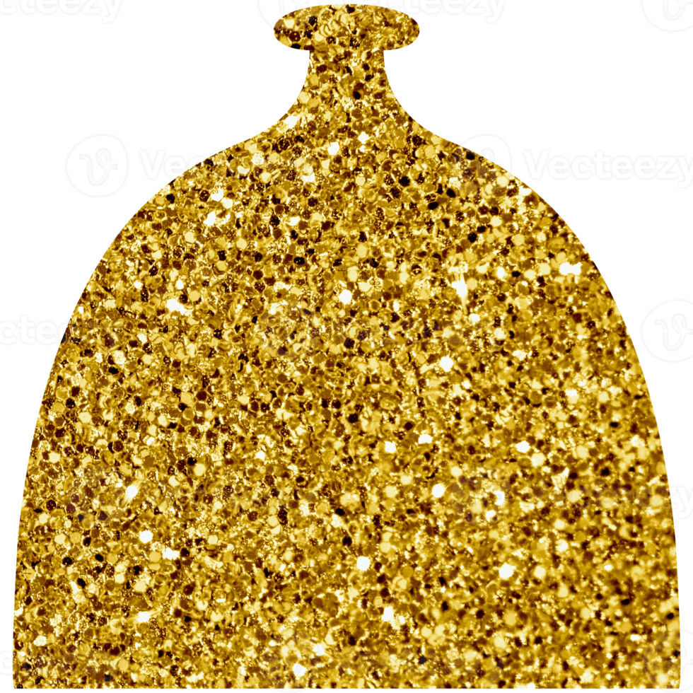 moderne goldene Boho-Keramikvase. transparente PNG-Cliparts png