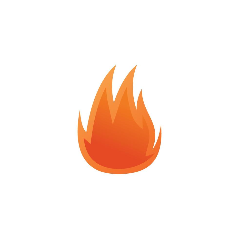 Fire logo icon with unique style Premium Vector