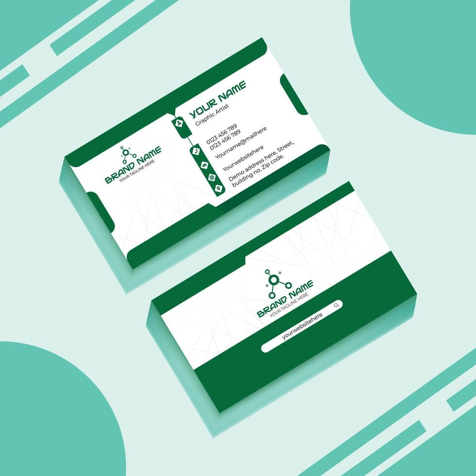 business card design vector