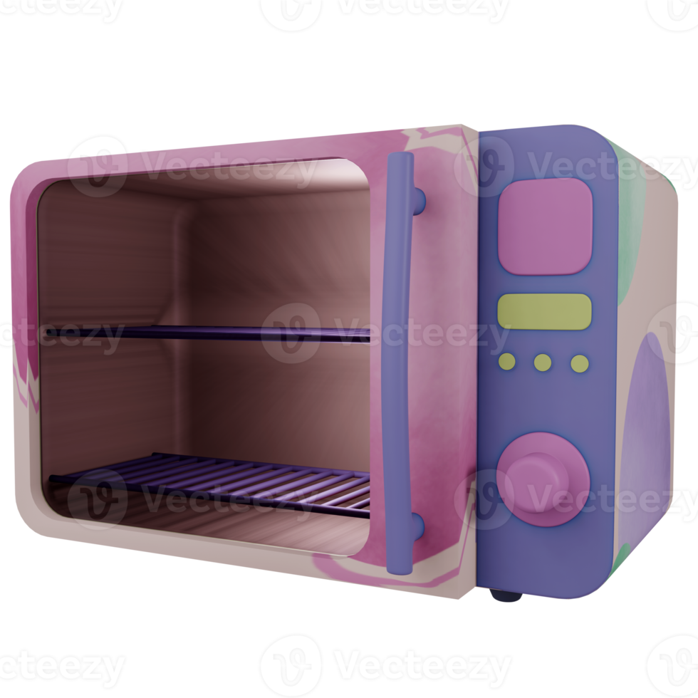 3D Microwave Isolated Object With High Quality Render png