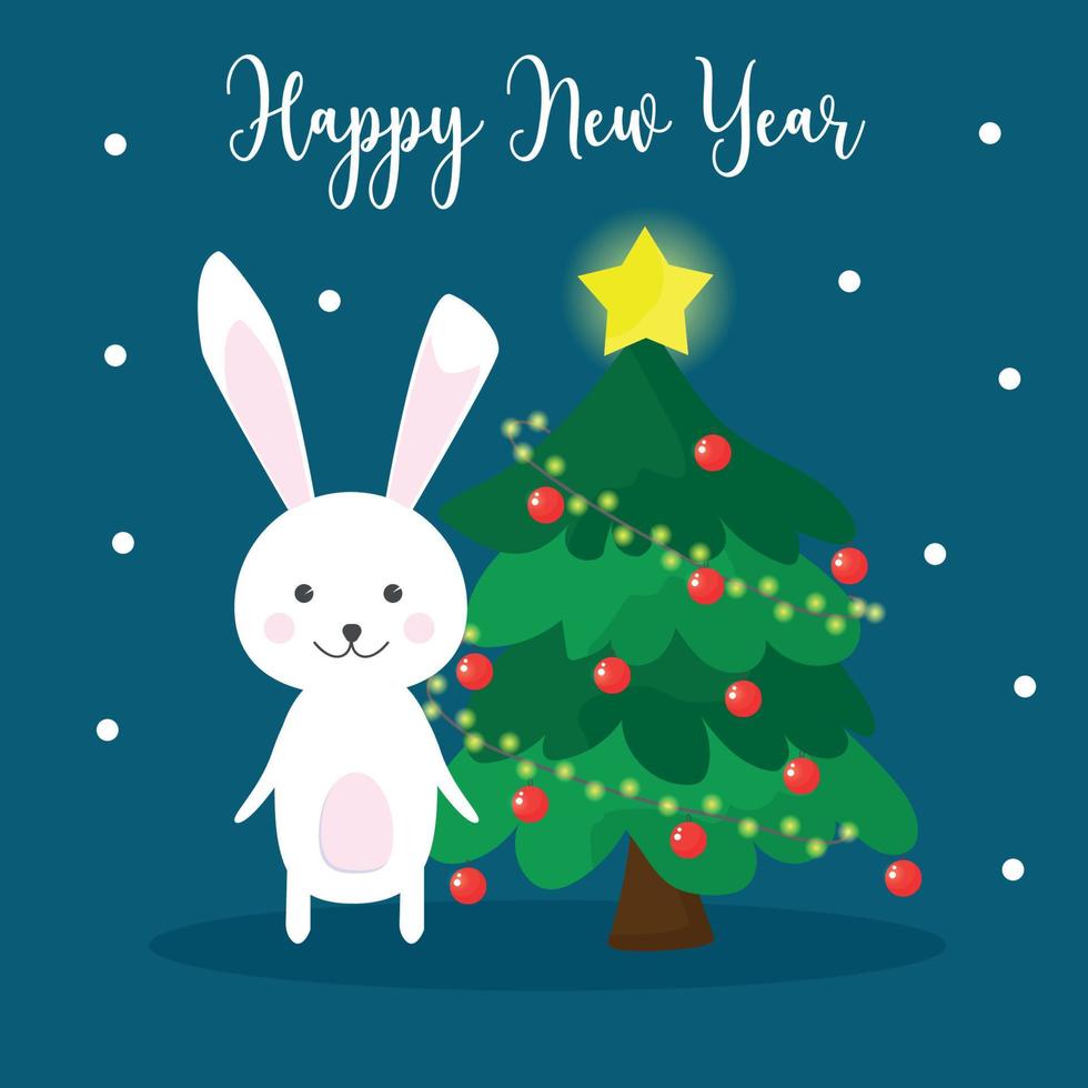 A set of cute postcards with hand-drawn animals and Christmas greetings. Vector illustration.