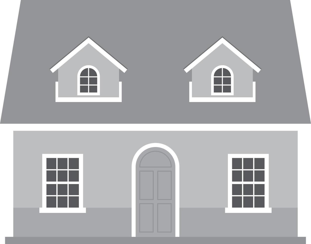 cape cod house vector