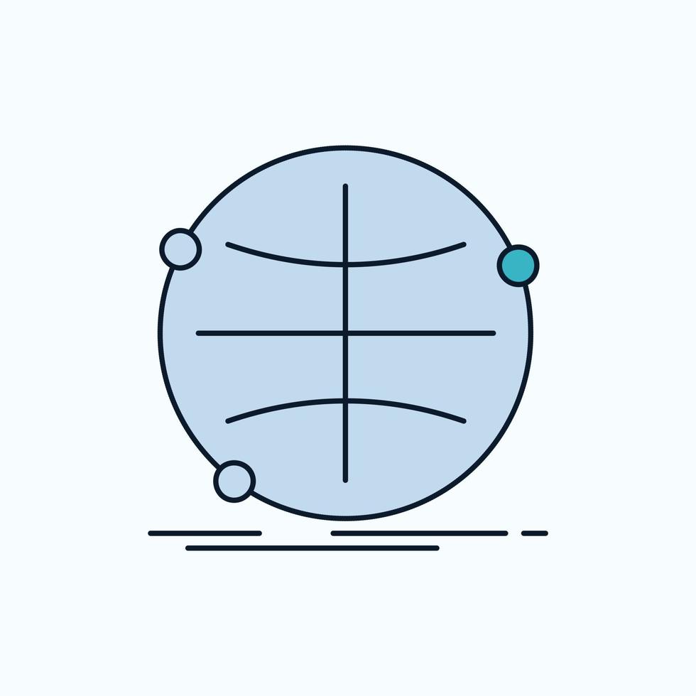 Data. global. internet. network. web Flat Icon. green and Yellow sign and symbols for website and Mobile appliation. vector illustration