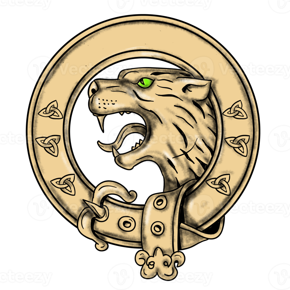 Scottish Wildcat Belt Tattoo png