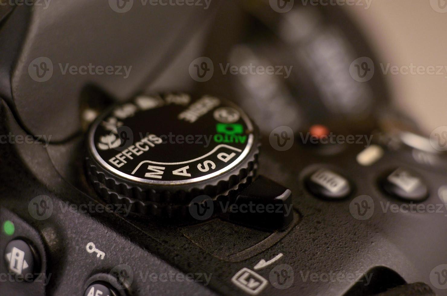 Details of modern digital SLR photocamera photo