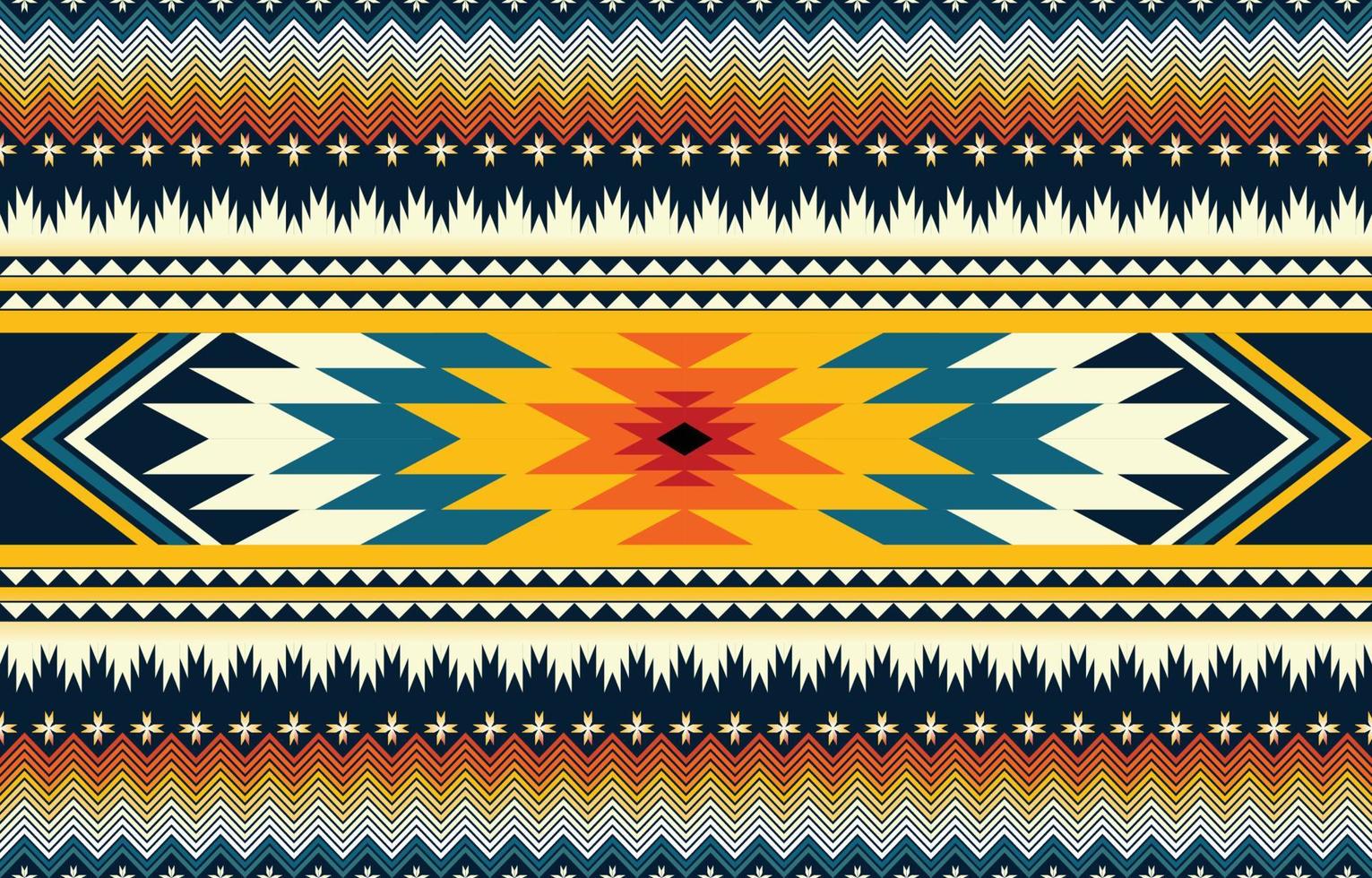 Geometric ethnic pattern Oriental and Asia traditional Navajo style. Design for tile, ceramic, background, wallpaper, clothing, wrapping paper, fabric pattern, and Vector illustration. Pattern style.