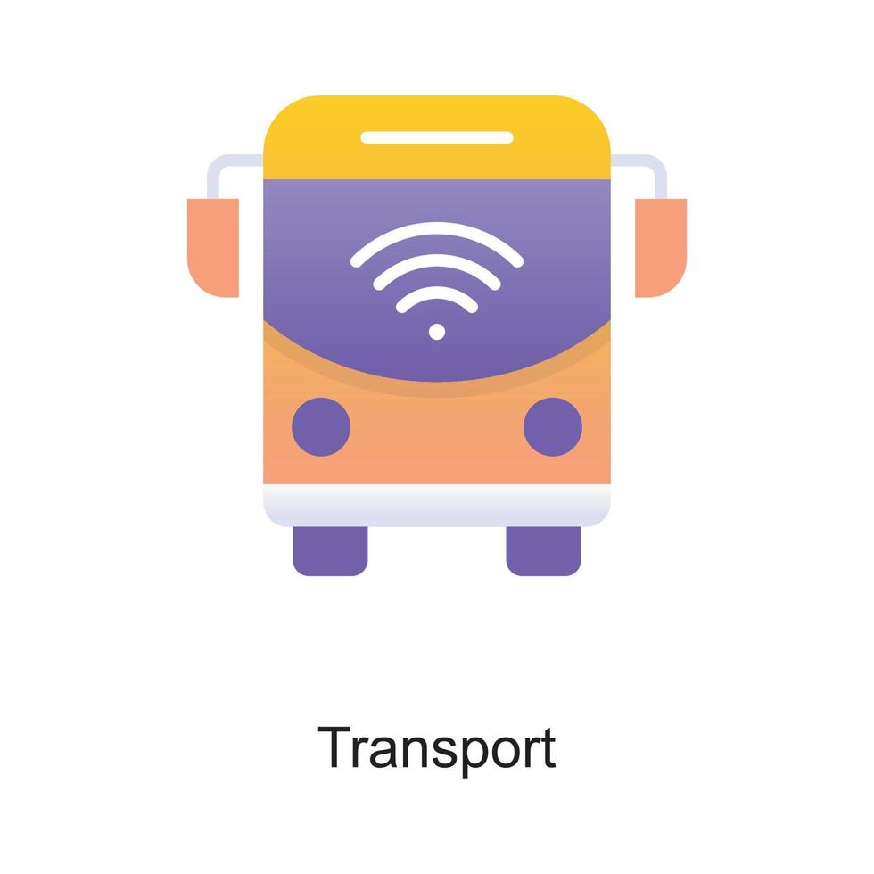 Transport vector Outline Icon Design illustration. Internet of Things Symbol on White background EPS 10 File