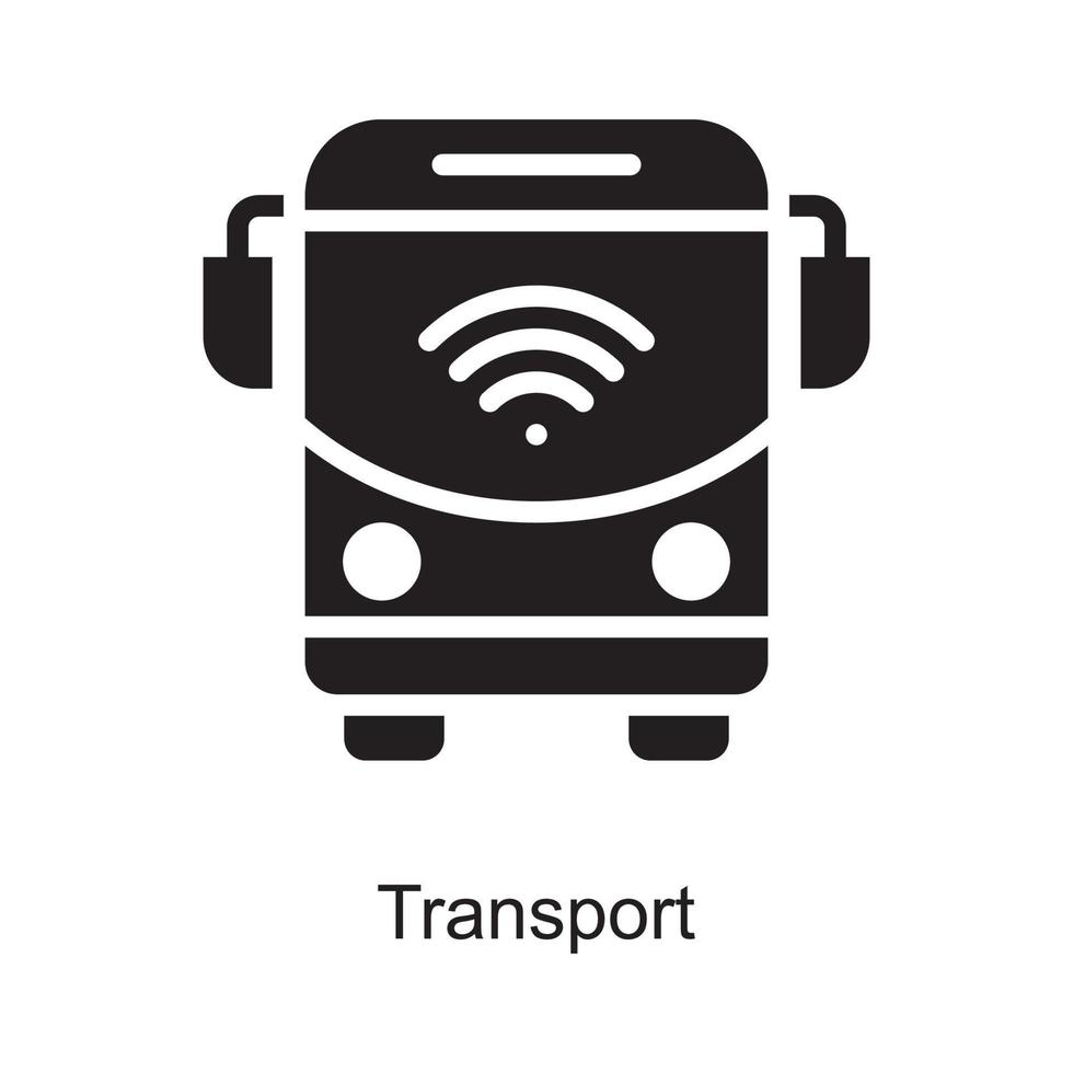 Transport vector Outline Icon Design illustration. Internet of Things Symbol on White background EPS 10 File