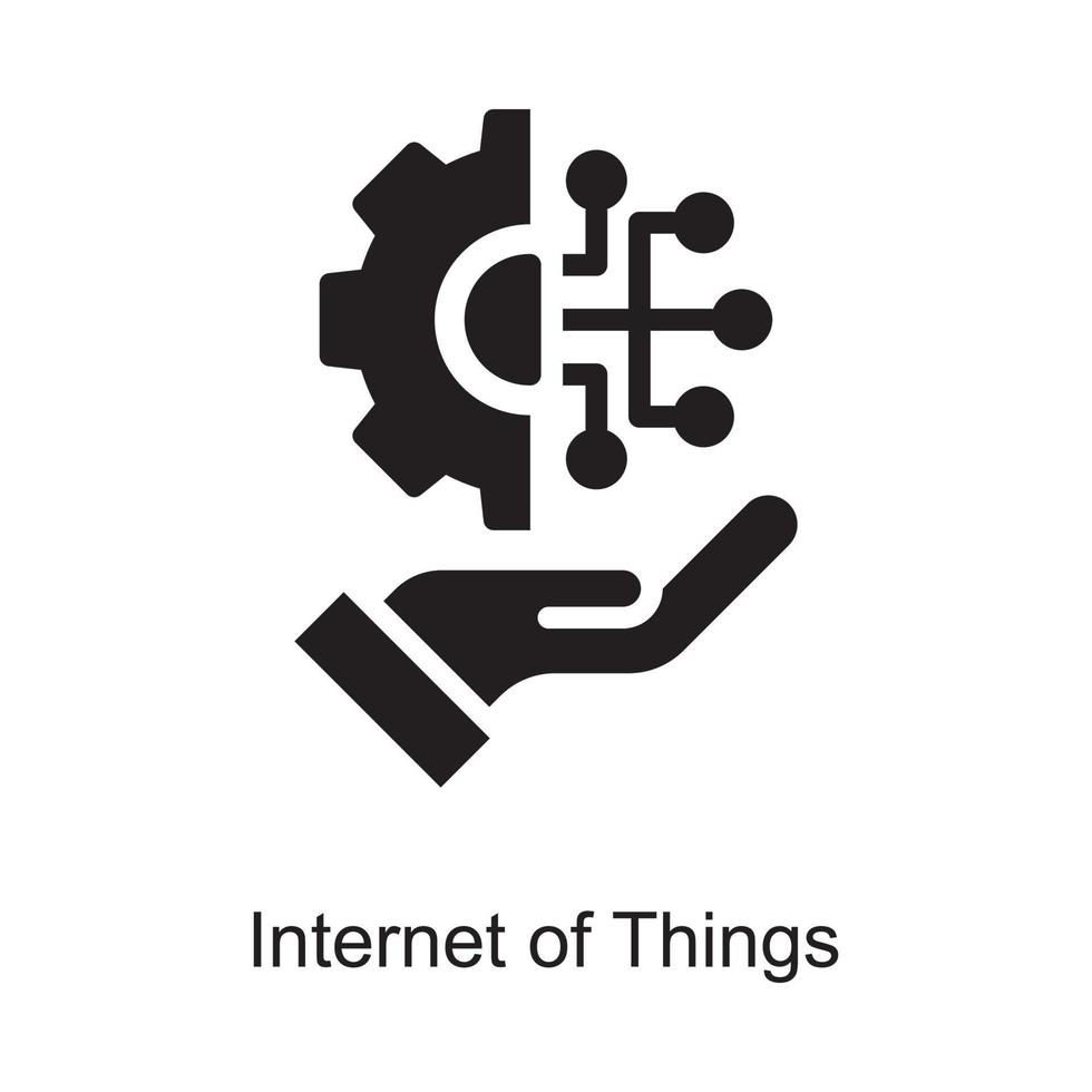 Internet of Things vector Outline Icon Design illustration. Internet of Things Symbol on White background EPS 10 File