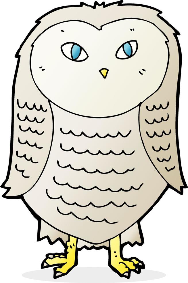 doodle character cartoon owl vector