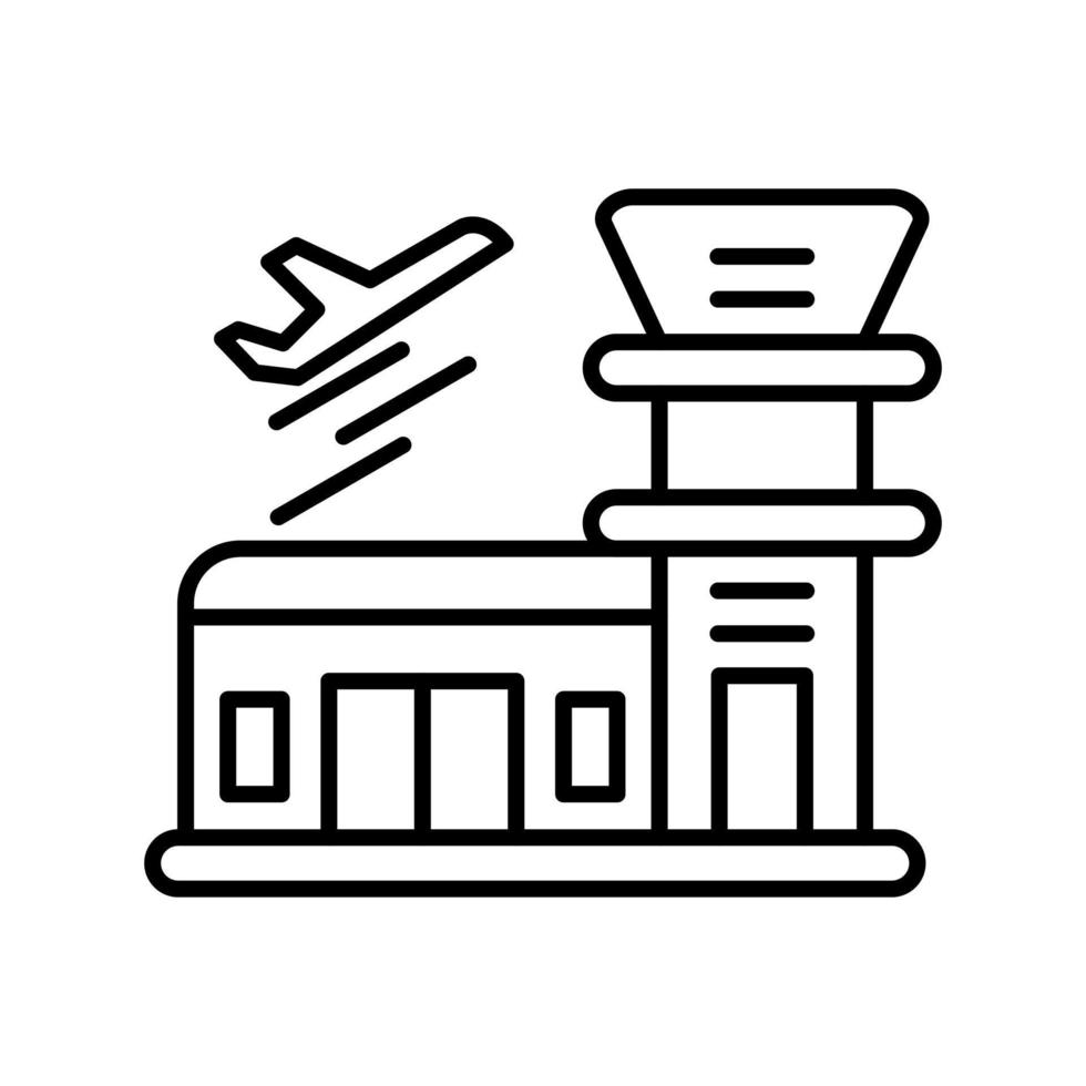 icono de vector de aeropuerto